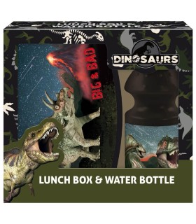 Zestaw śniadaniówka + bidon Derform DINOSAURS