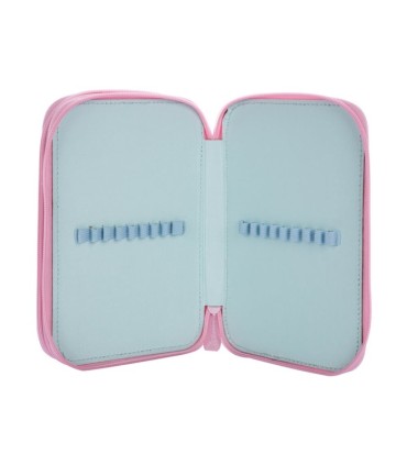 Piórnik podwójny AstraBag AC2, piesek z kokardkami