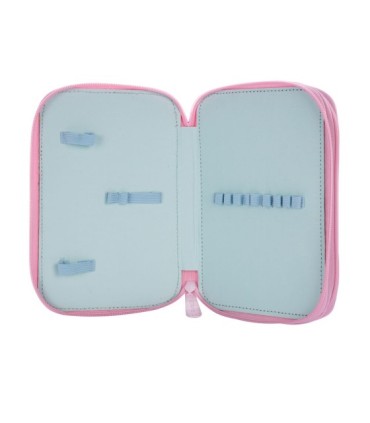 Piórnik podwójny AstraBag AC2, piesek z kokardkami