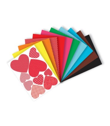 Blok wycinanka samoprzylepna A5 Happy Color, papier kolorowy 