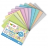 Blok wycinanka A5 Happy Color, papier kolorowy pastelowy - 10 kart