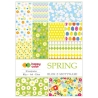Blok kreatywny z motywami Spring A4 Happy Color, wycinanka - 15 kart