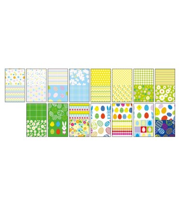 Blok kreatywny z motywami Spring A4 Happy Color, wycinanka - 15 kart