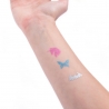 Markery brokatowe do tatuażu + szablony Kidea