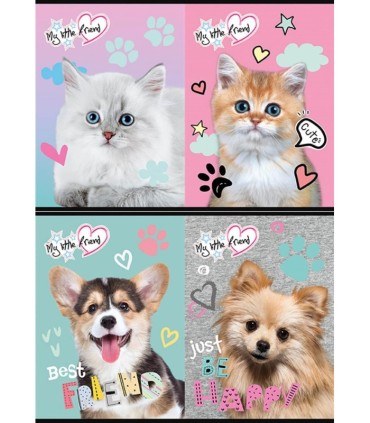 Zeszyt A5/16-kartkowy - kratka, My Little Friend, Unipap