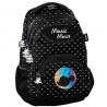 Trzykomorowy plecak szkolny Minnie Mouse Black DM22UU-2708, PASO