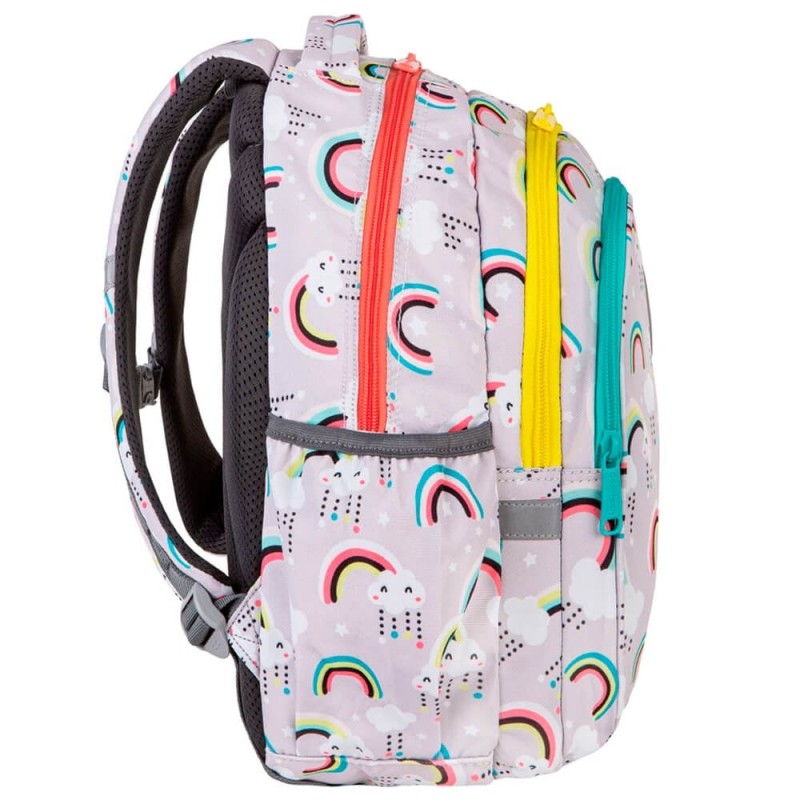 Plecak szkolny trzykomorowy 19 L Coolpack Jerry RAINBOW, E29601