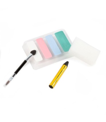 Farbki do twarzy + akcesoria zestaw KSIĘŻNICZKA KIDEA