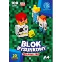 Blok rysunkowy Astra 20 białych kartek A4 dla fana gier