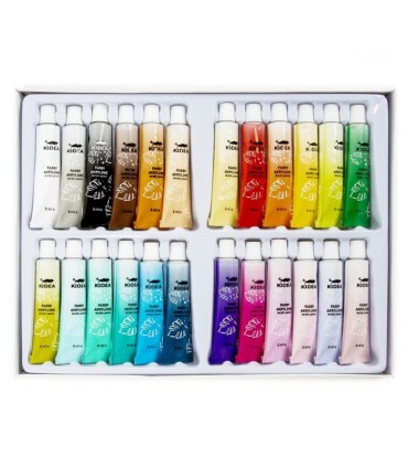 Farby akrylowe 24 tubki x 6 ml KIDEA
