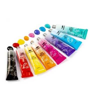 Farby akrylowe 24 tubki x 6 ml KIDEA
