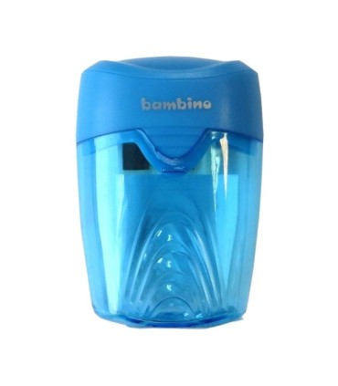 Temperówka podwójna z pojemnikiem Bambino, zielona