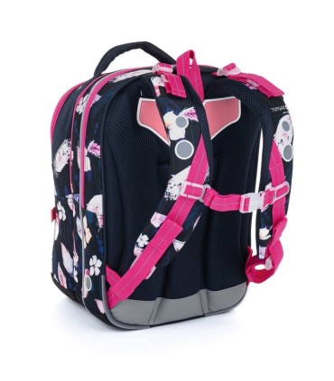 Plecak trzykomorowy dla dziewczynki Topgal COCO 22006 G LISKI