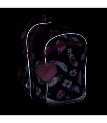 Plecak trzykomorowy dla dziewczynki Topgal COCO 22006 G LISKI