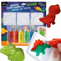 Magiczne żelowe zabawki 3D Dinozaury Kidea