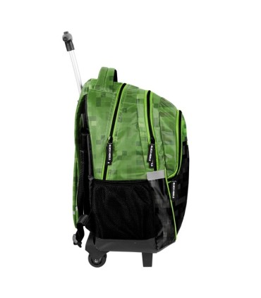 Lekki plecak szkolny na kółkach Paso, PP23XL-997 dla fana Minecraft