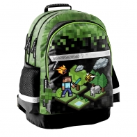 Plecak szkolny dla chłopca PP22XL-116, dla fana Minecraft PASO