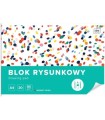 BLOK RYSUNKOWY INTERDRUK A4 20 białych kartek, 80g