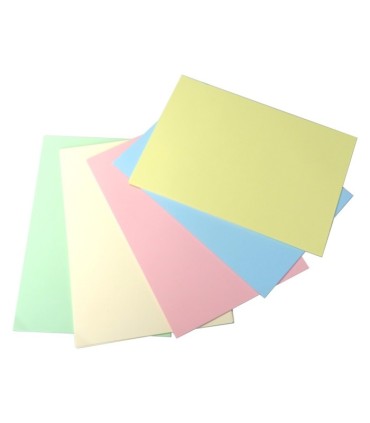 PAPIER KSERO A4 KOLOROWY 100 KARTEK 5 PASTELOWYCH KOLORÓW INTERDRUK