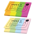 Zakładki indeksujące samoprzylepne w 8 kolorach, 20x50 mm, 400 szt.
