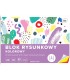 BLOK RYSUNKOWY KOLOROWY 20 KARTEK 10 KOLORÓW A4 80g Interdruk