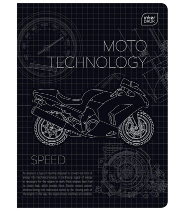 4 X ZESZYT A5, 60 KARTEK, KRATKA Z MARGINESEM, INTERDRUK TRENDS DLA CHŁOPCA