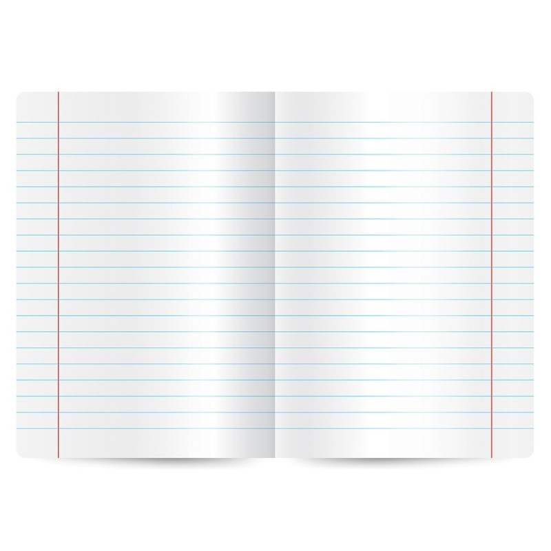 4 X ZESZYT A5, 60 KARTEK, LINIA Z MARGINESEM, INTERDRUK