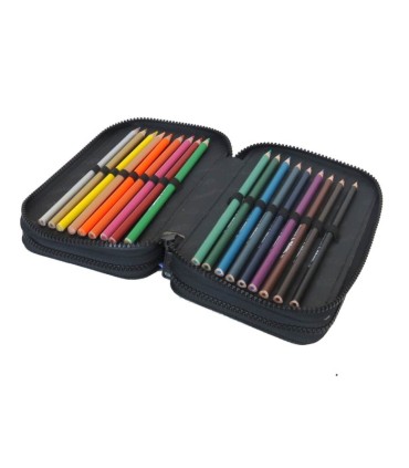 PIÓRNIK POTRÓJNY Z WYPOSAŻENIEM COOLPACK JUMPER 3 STRASZNE NAKLEJKI