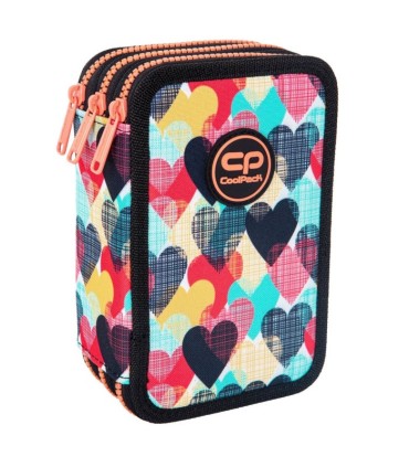 PIÓRNIK POTRÓJNY Z WYPOSAŻENIEM COOLPACK JUMPER 3 CHOCOLOVE