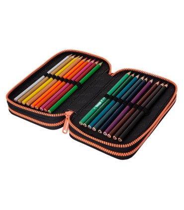 PIÓRNIK POTRÓJNY Z WYPOSAŻENIEM COOLPACK JUMPER 3 CHOCOLOVE