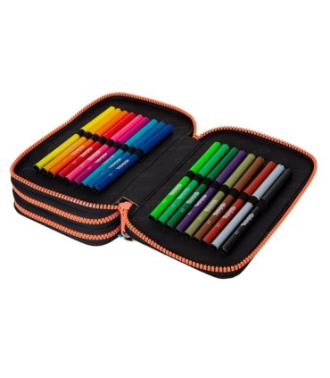 PIÓRNIK POTRÓJNY Z WYPOSAŻENIEM COOLPACK JUMPER 3 CHOCOLOVE