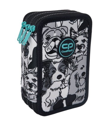 PIÓRNIK POTRÓJNY Z WYPOSAŻENIEM COOLPACK JUMPER 3 DOGS PLANET