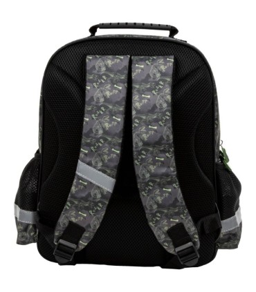 Plecak szkolny dwukomorowy Derform dinozaury