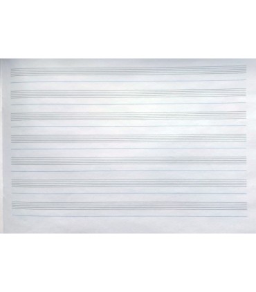 ZESZYT DO MUZYKI NUT, DUŻY ROZMIAR A4, 7 PIĘCIOLINII NA STRONĘ, 16 KARTEK