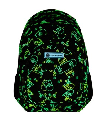 Plecak szkolny ergonomiczny ASTRA AB330 NEON EFFECT SKATE