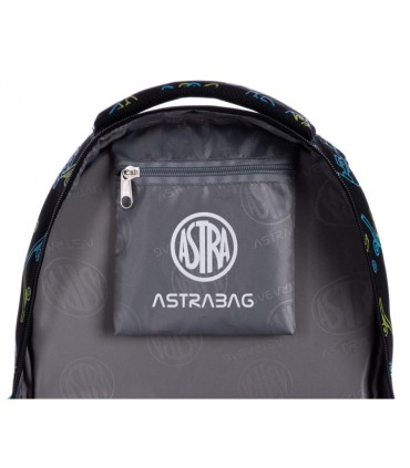 Plecak szkolny ergonomiczny ASTRA AB330 NEON EFFECT SKATE