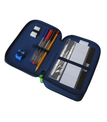 PIÓRNIK SZKOLNY Z WYPOSAŻENIEM BACK UP DERFORM KONIE POTRÓJNY