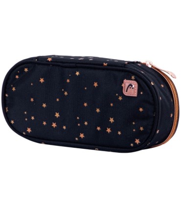 Usztywniany piórnik  saszetka Astra Head, CLASSY GOLD