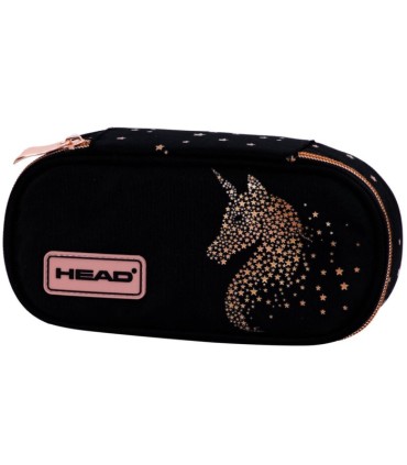 Usztywniany piórnik  saszetka Astra Head, CLASSY GOLD