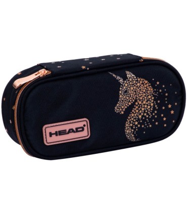 Usztywniany piórnik  saszetka Astra Head, CLASSY GOLD