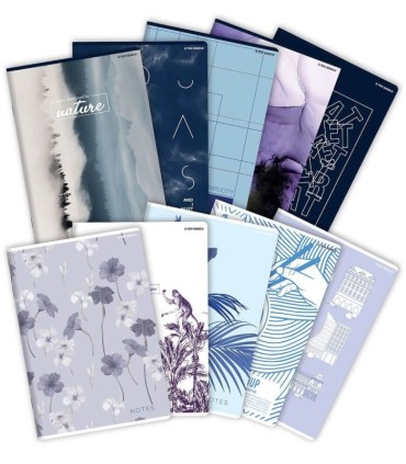 10 X ZESZYT TOP 2000 A5 60 KARTEK, LINIA + MARGINES