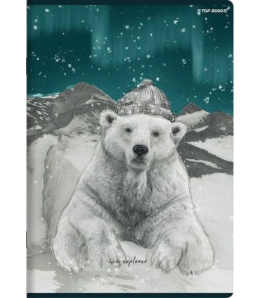 10 X ZESZYT TOP 2000 A5 32 KARTKI, LINIA + MARGINES