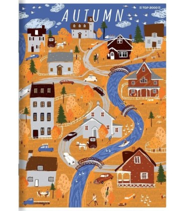 10 X ZESZYT TOP 2000 A5 32 KARTKI, W TRZY LINIE