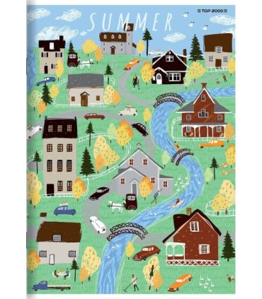 10 X ZESZYT TOP 2000 A5 32 KARTKI, W TRZY LINIE