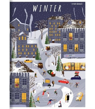 10 X ZESZYT TOP 2000 A5 32 KARTKI, W TRZY LINIE