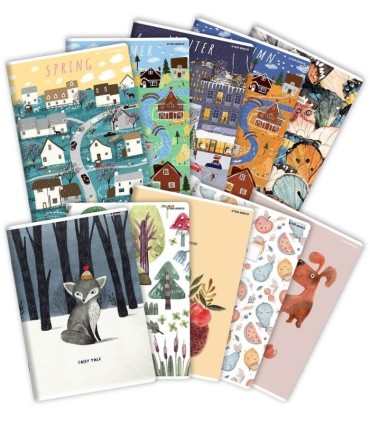 10 X ZESZYT TOP 2000 A5 32 KARTKI, W TRZY LINIE