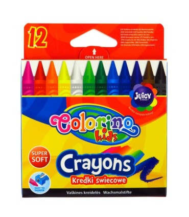 12 kredek świecowych Colorino
