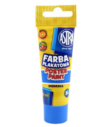 6 farb plakatowych w tubach Astra 6 x 30ml