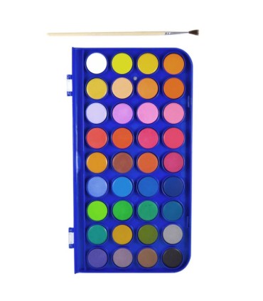 Farby akwarelowe Colorino 36 kolorów + pędzelek