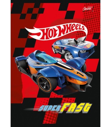 4 SZT X ZESZYT W TRZY LINIE A5 16 KARTEK HOT WHEELS